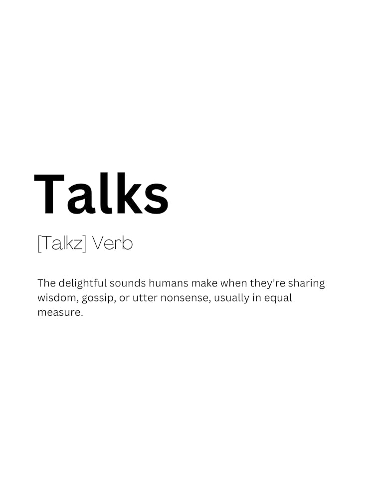 Talks Definition Meaning