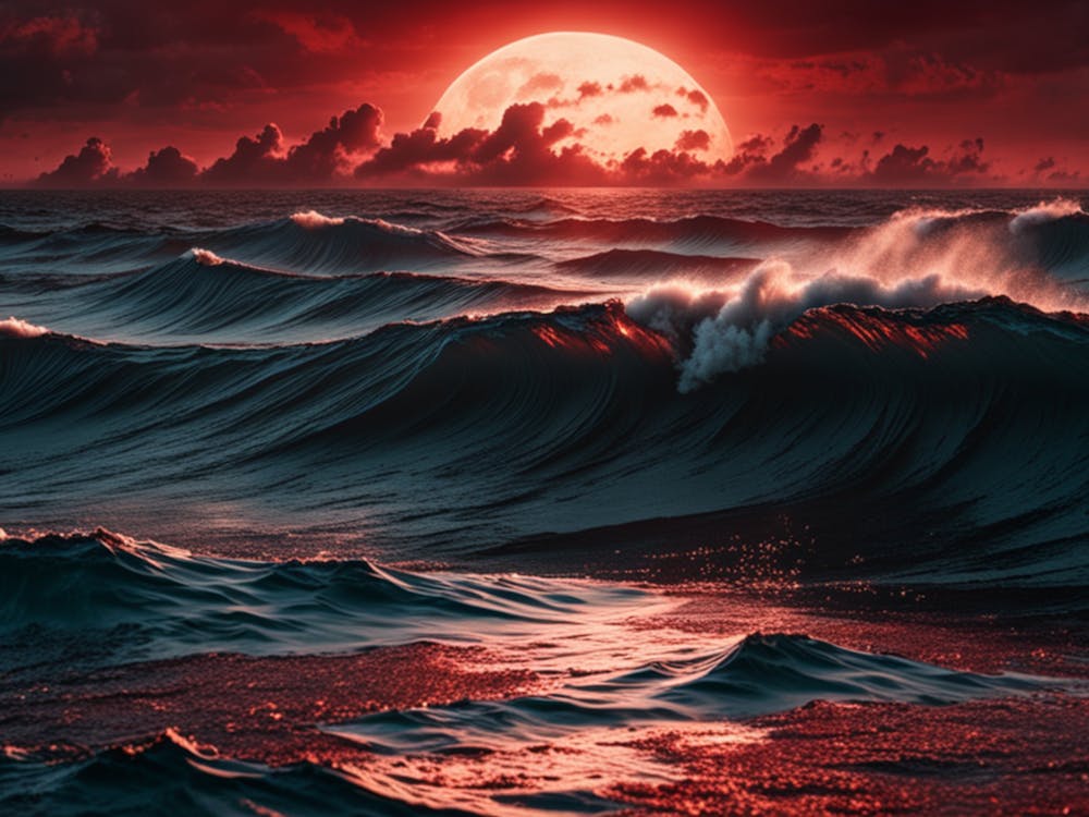 Sonnenuntergang über dem Ozean 9