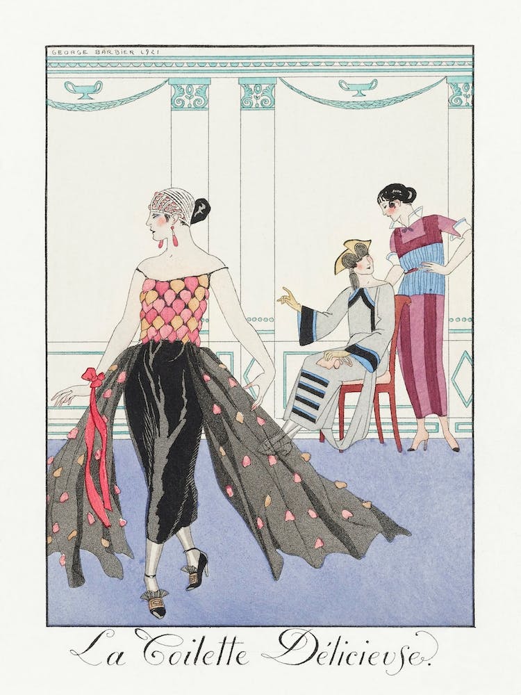 La Toilette Délicieuse (1922), George Barbier