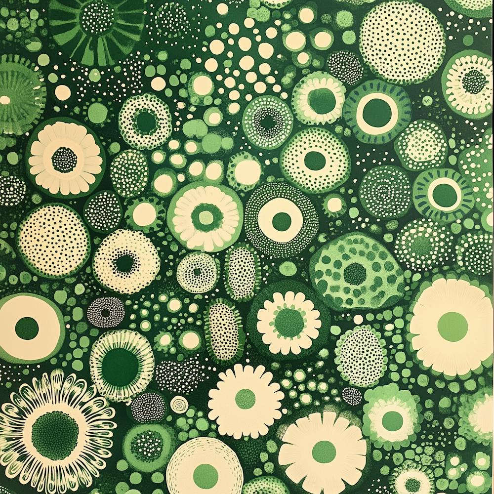 Yayoi Kusama Inspired Flowers