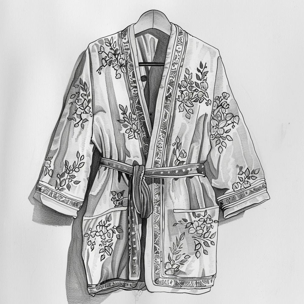 Embroidered Robe