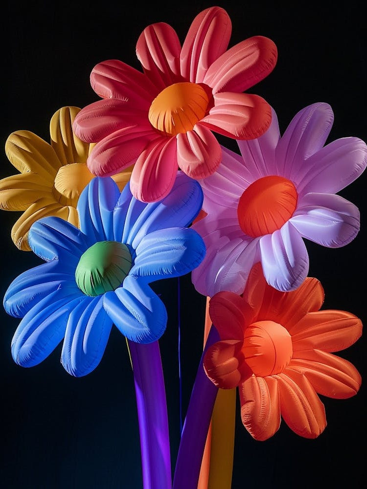 Bright Inflatable Flowers Cineraria 2