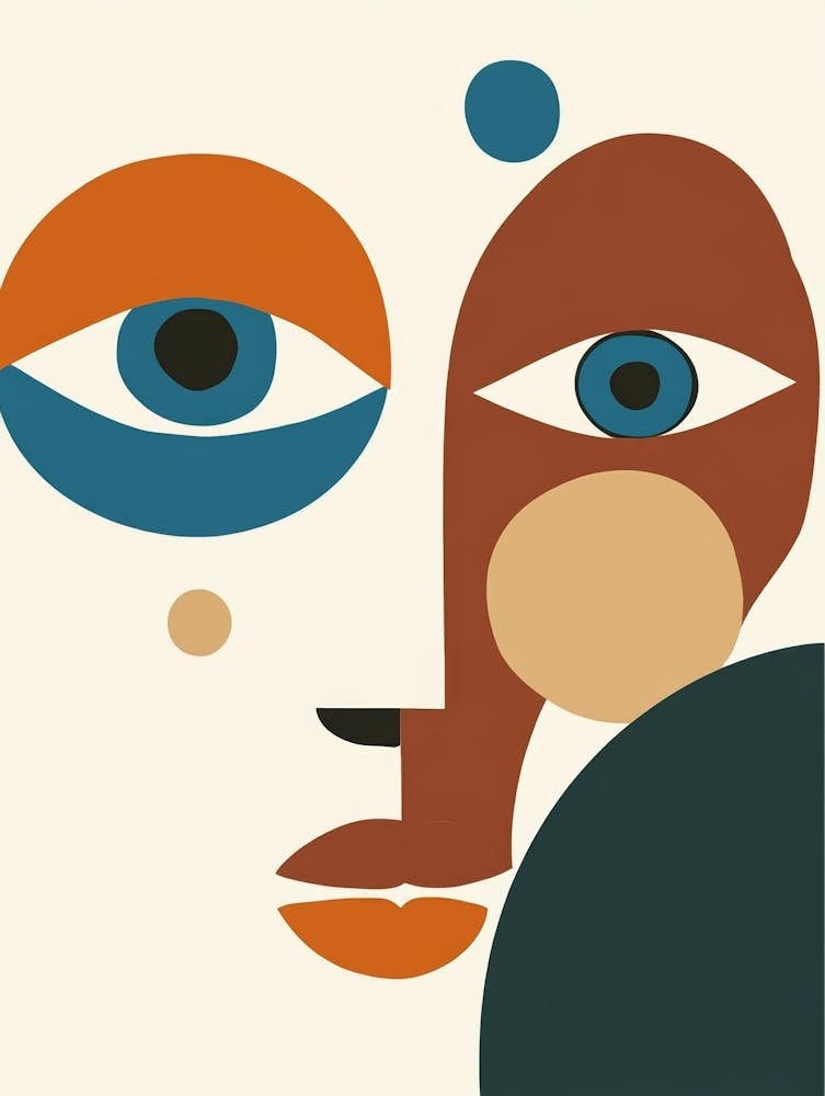 Abstract Portrait Of A Woman 122
