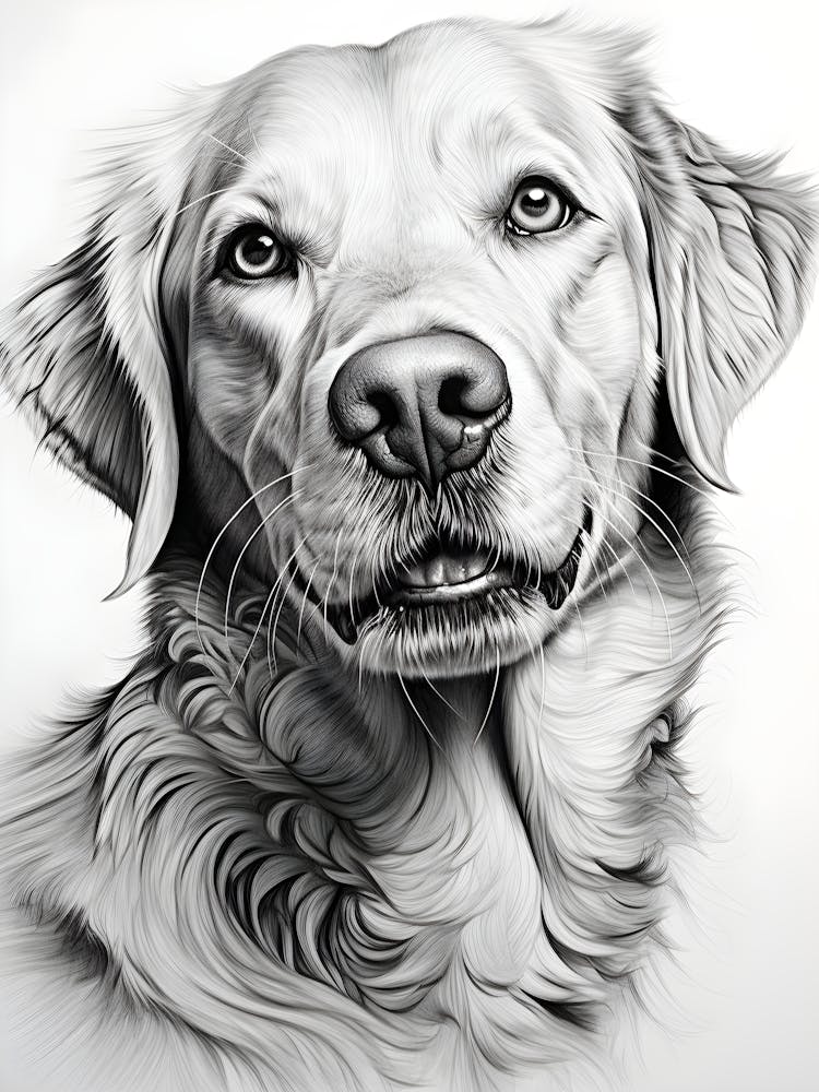 Treues Herz Der Blick des Hundes