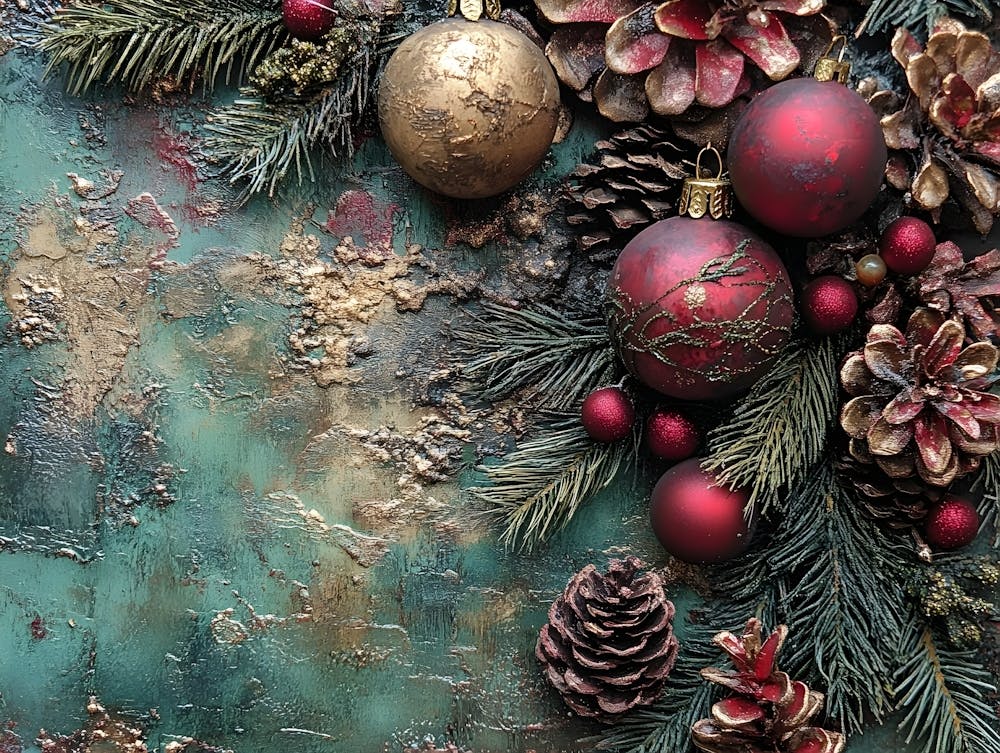 Vintage Holiday Mixed Media 6