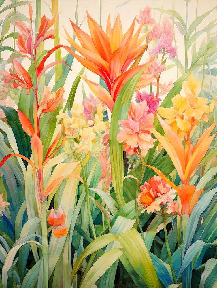 Tropical Plant Painting Dracaena 2