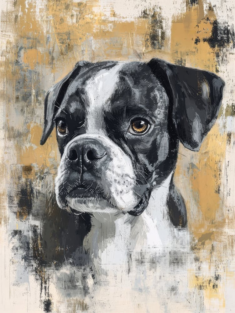 Boston Terrier Canvas Print
