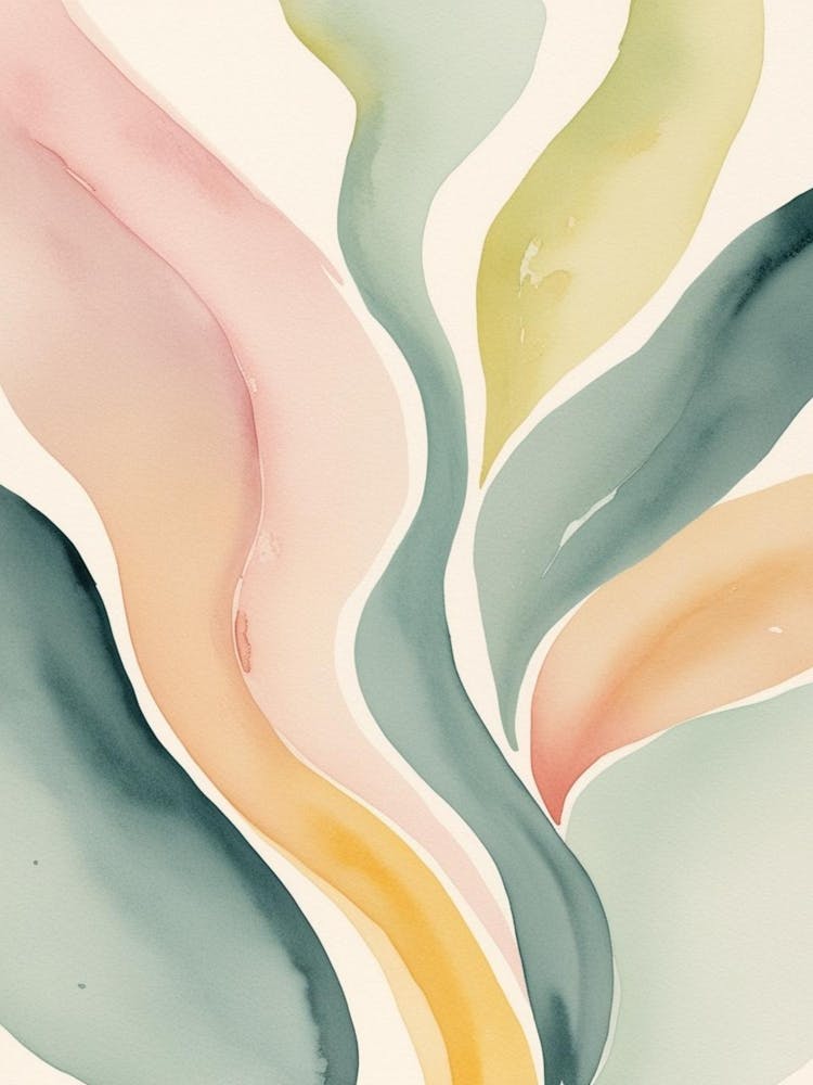 Abstract Watercolor Painting 6