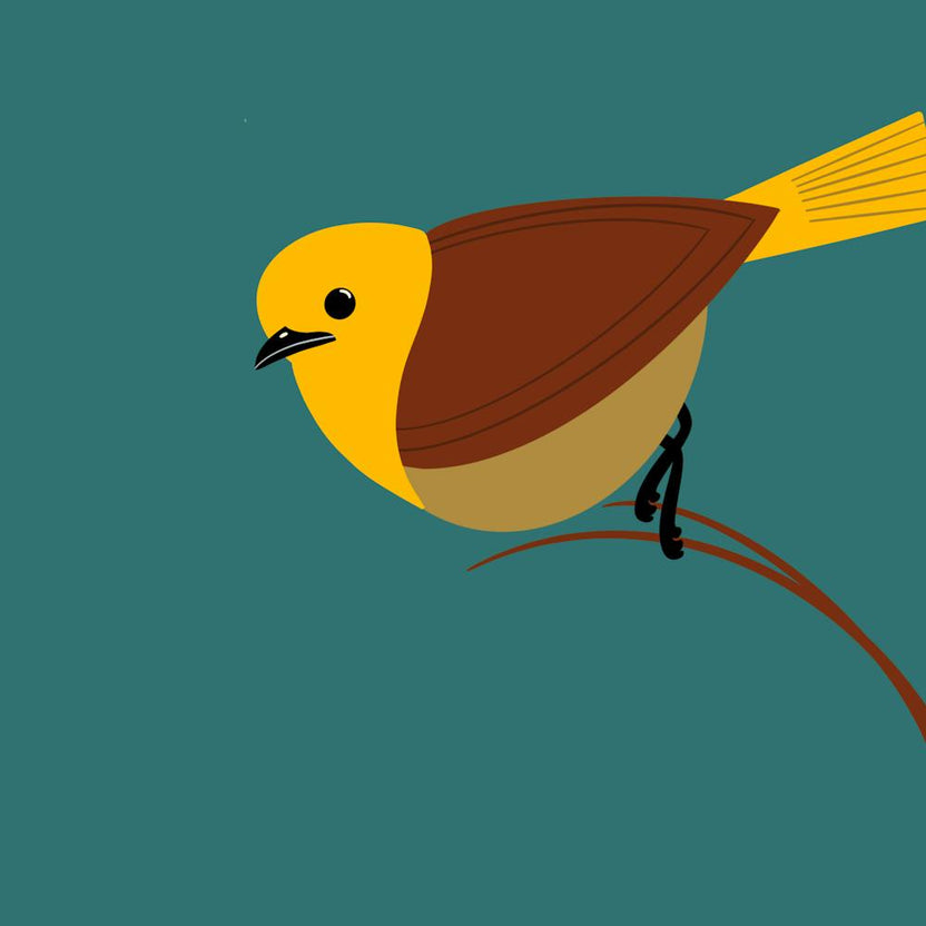 Goldfinch Bird On A Branch