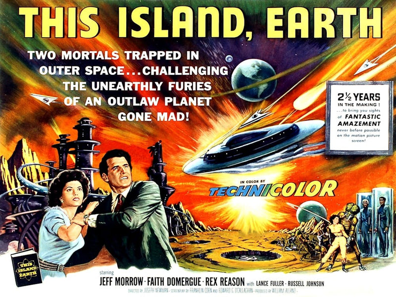 Scifi Movie Poster, This Island, Earth