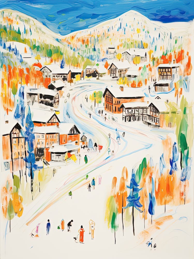 Montage Deer Valley   Park City, Utah   Resort Storybook Illustration 4