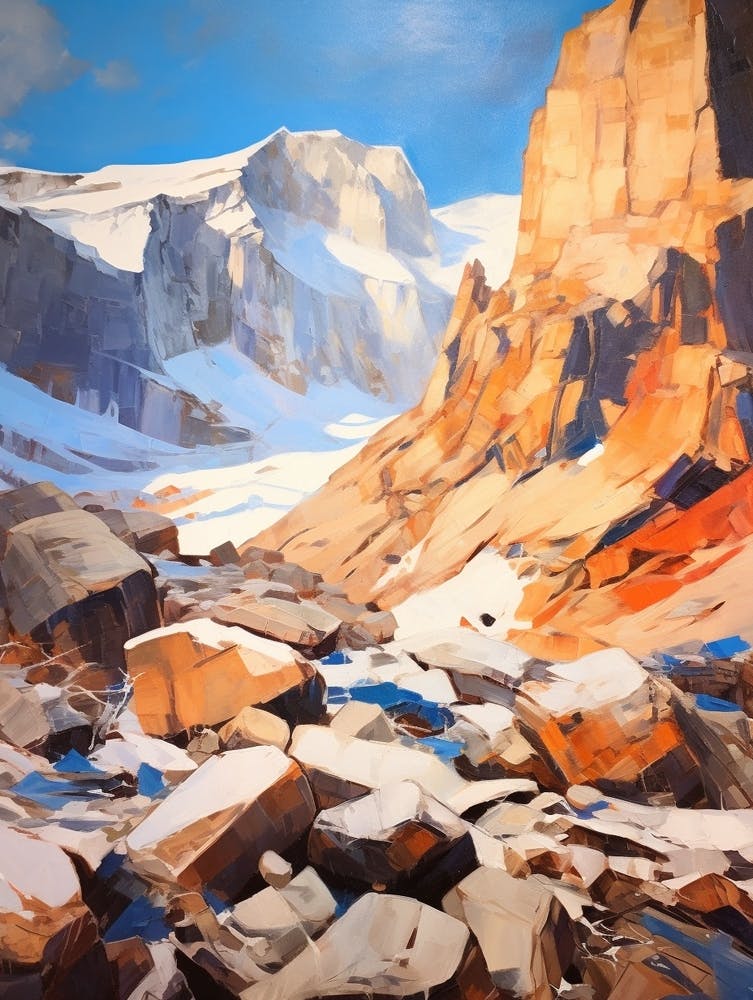 Mount Whitney Usa 2 Mountain Painting
