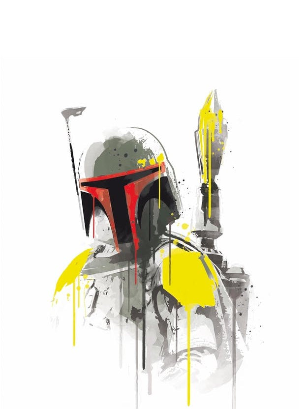 Boba Fett Watercolor