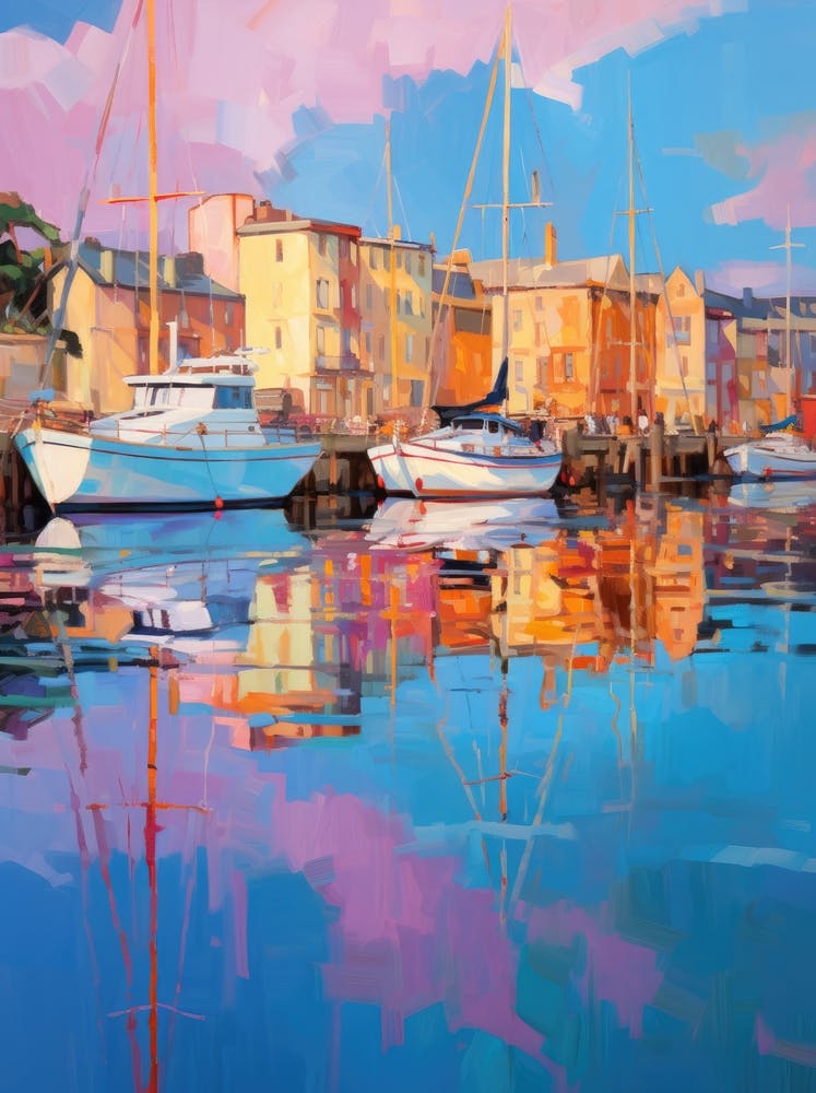 Boats In The Harbour