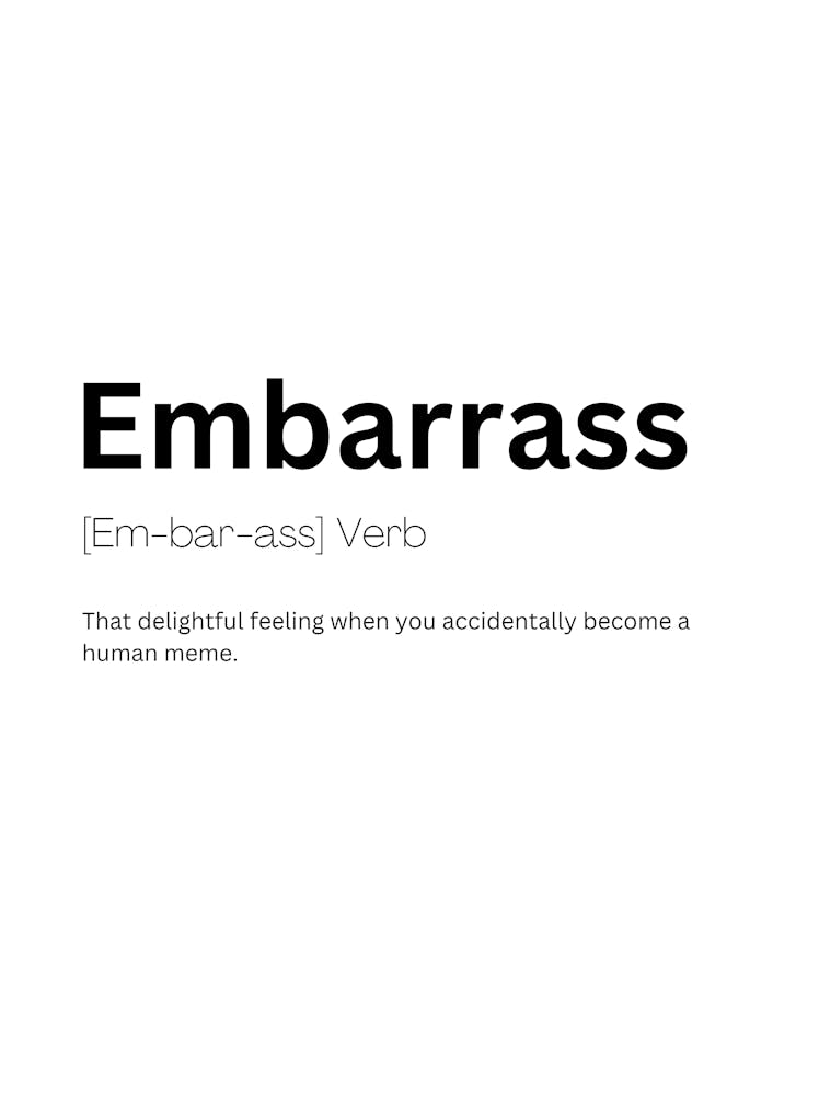 Embarrass Definition Meaning 1