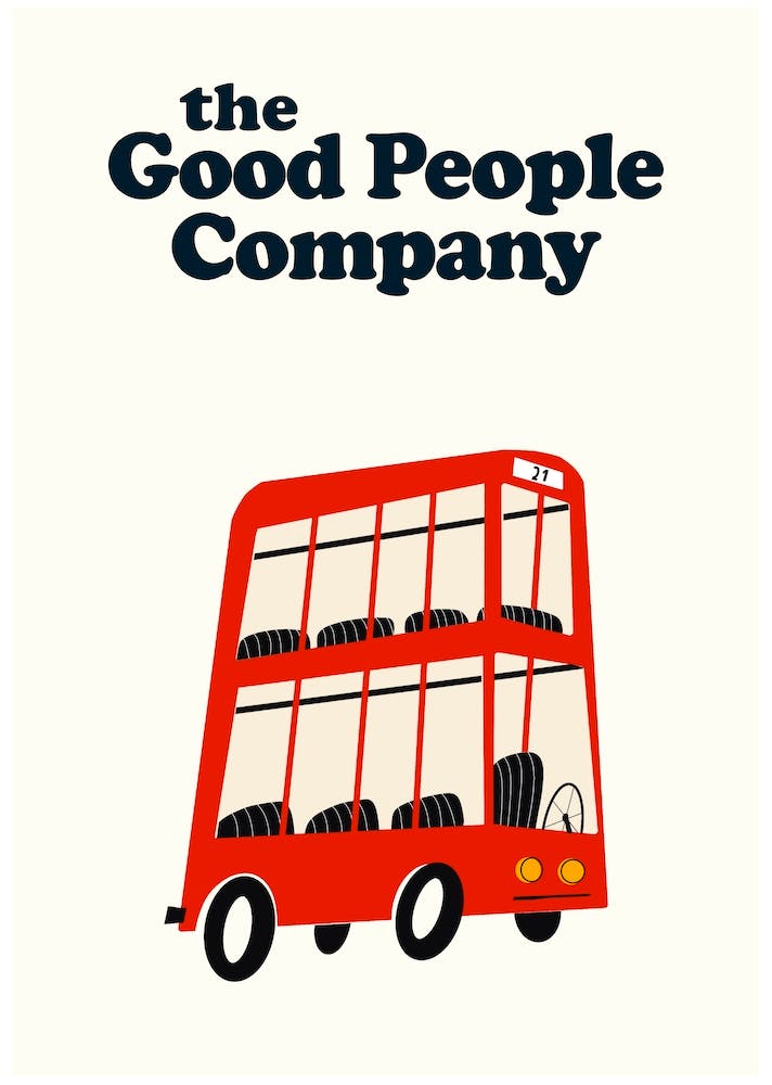 The Good People Company Red Bus