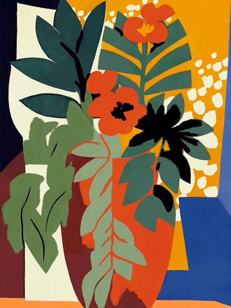 Abstract Flower Impressions