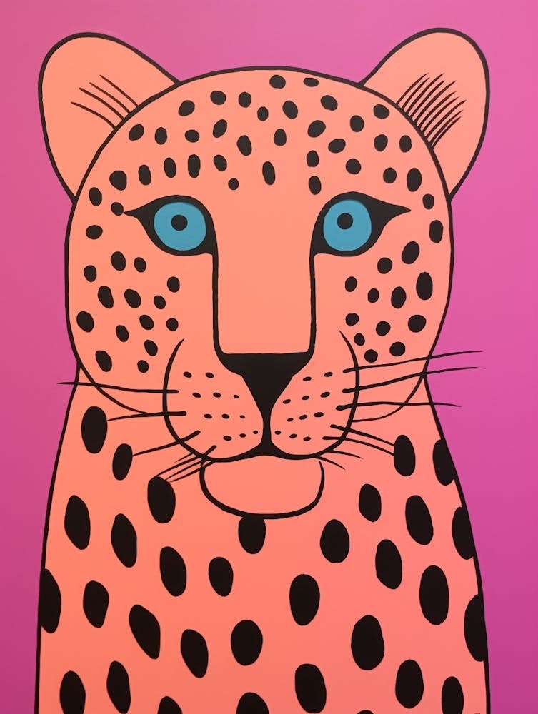 Pink Polka Dot Cougar 3