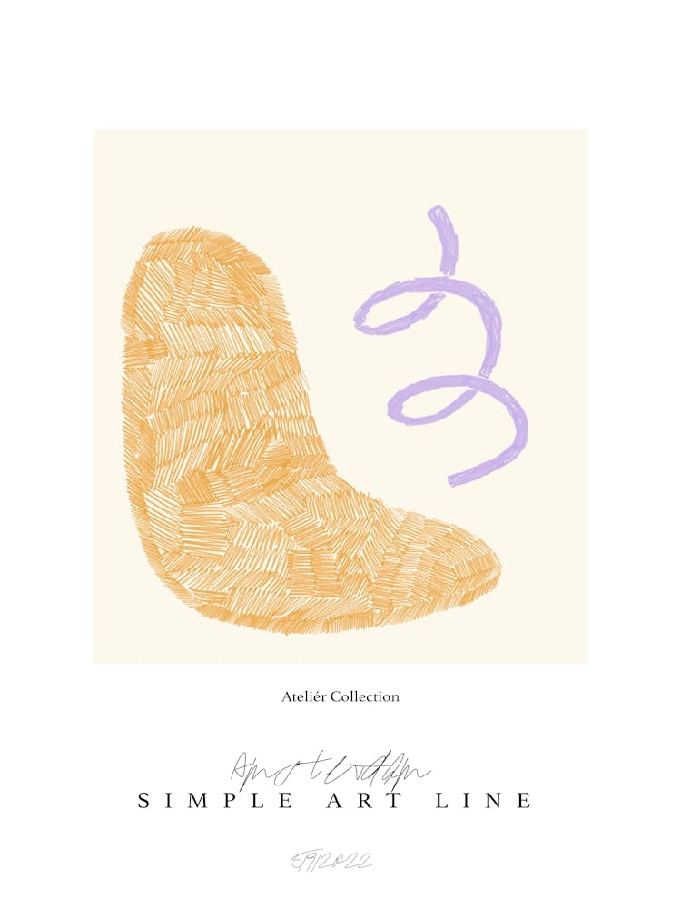 Simple art line no 22