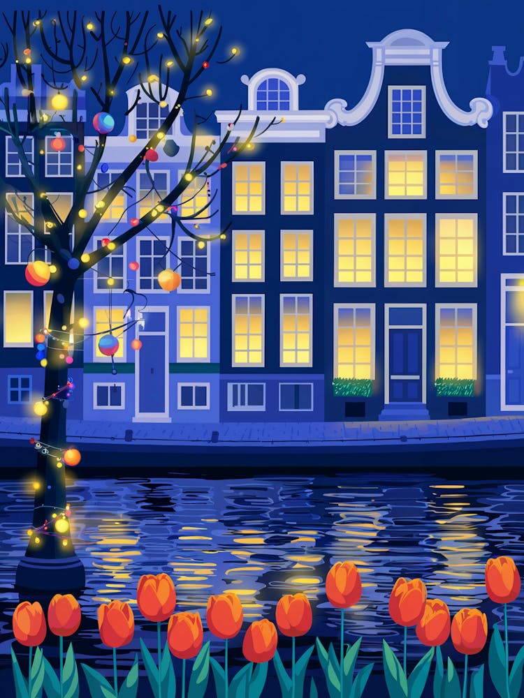 Night in Amsterdam