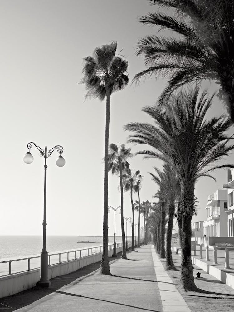 Limassol, Cyprus, Mediterranean Black And White Photography Analogue 2