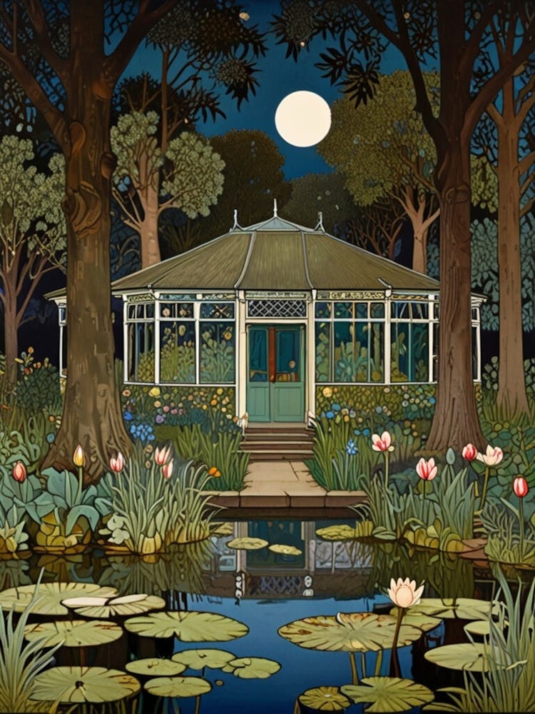 William Morris Night In The Garden 13