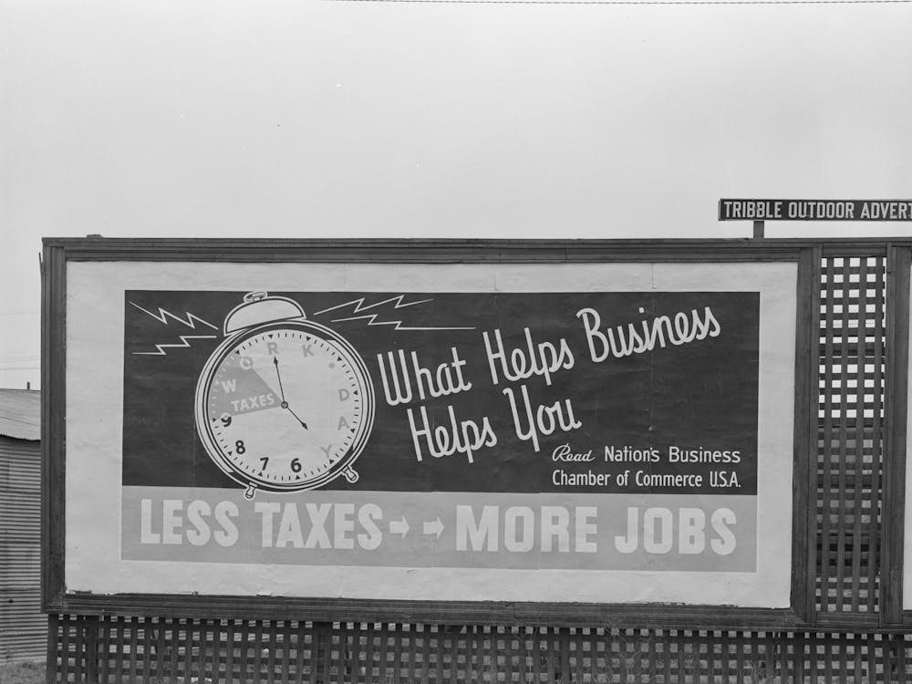 Sign, Robstown, Texas By Russell Lee
