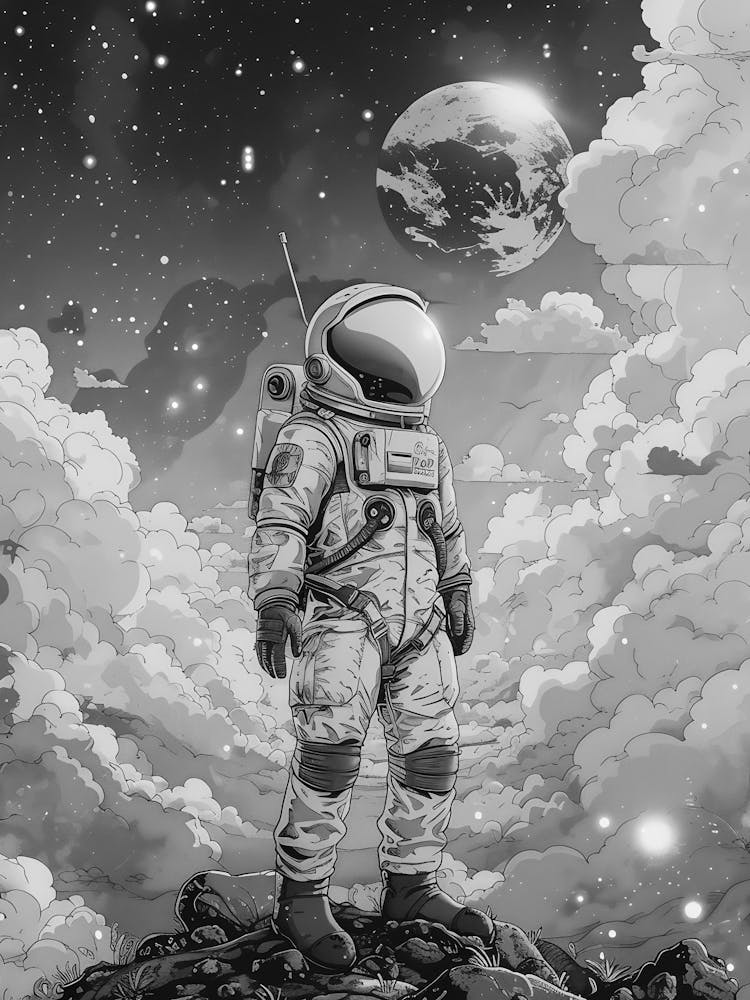 Astronaut In Space 1