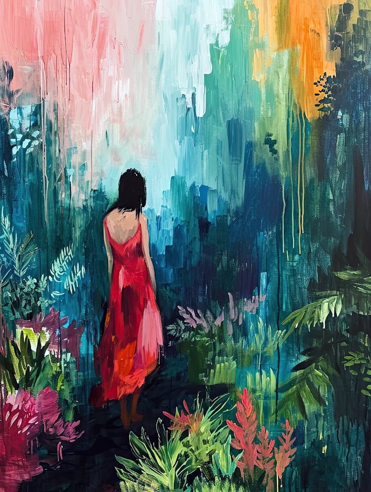 Mystic Dawn, Boho Art Style