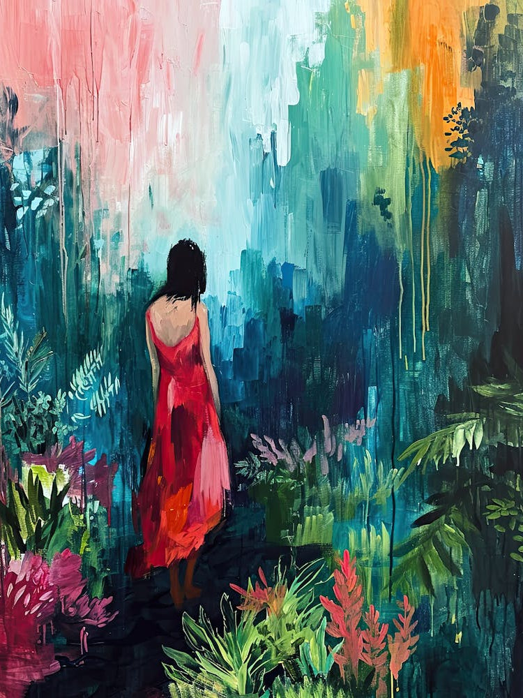 Mystic Dawn, Boho Art Style