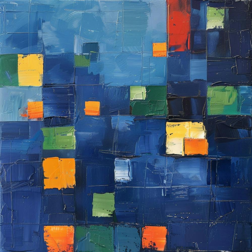 Blue Squares 6