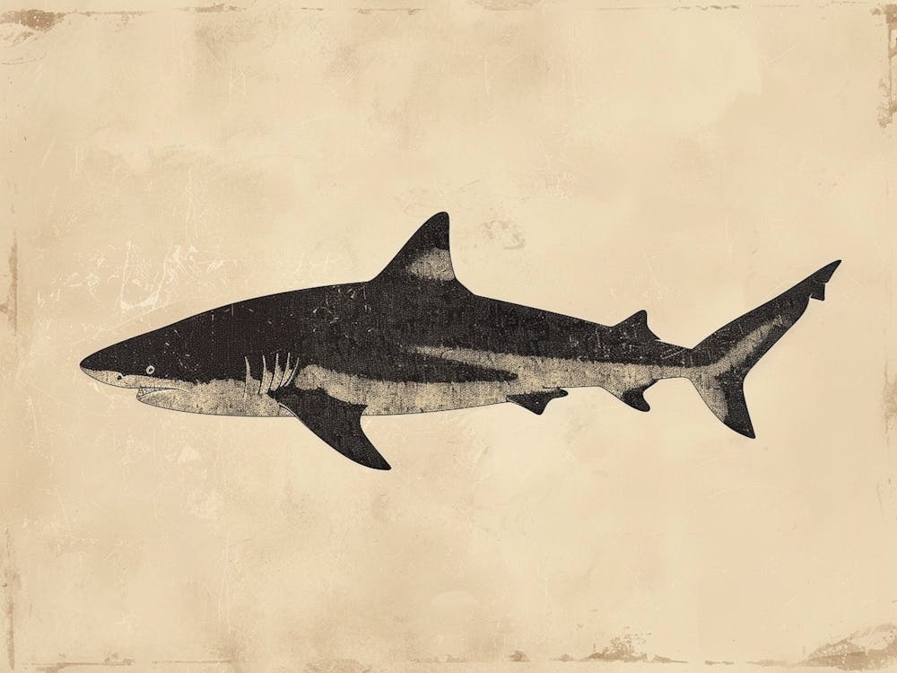 Whale Shark Grey Silhouette 4