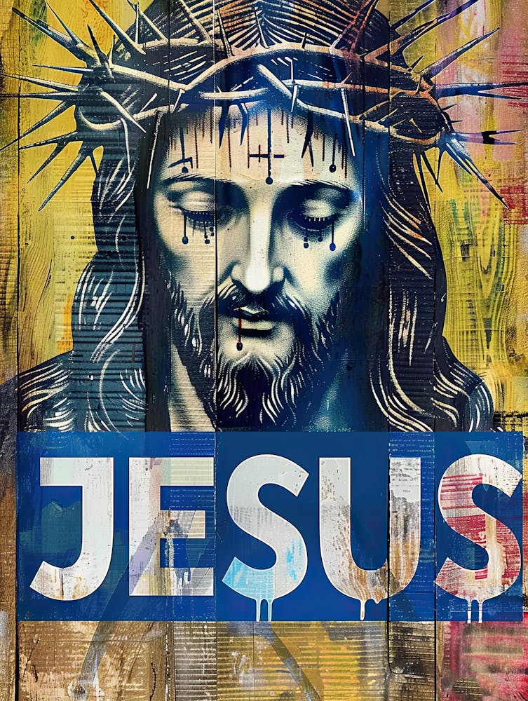 Agony and Glory | Jesus Poster