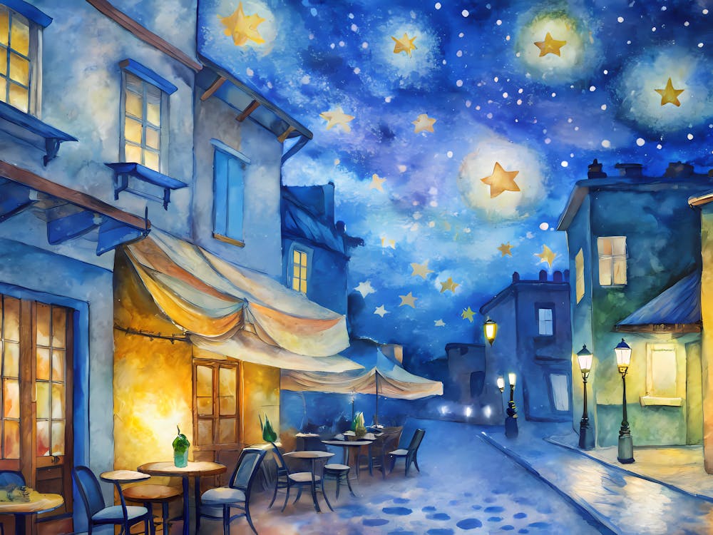 van gogh Starry Night À Paris