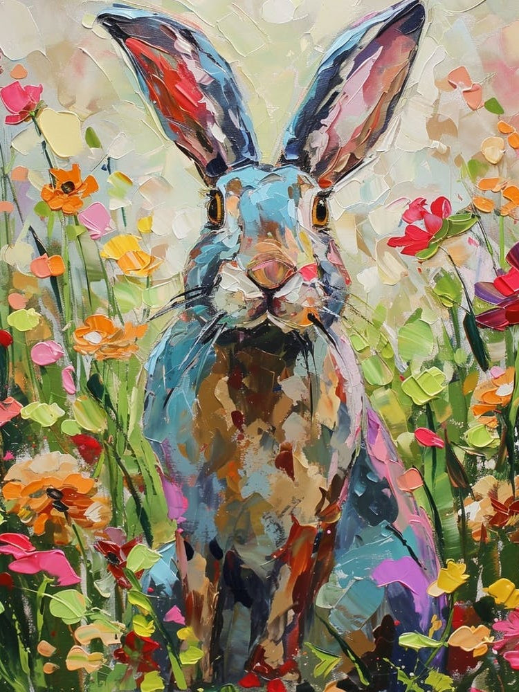 Tan Rabbit Painting 3