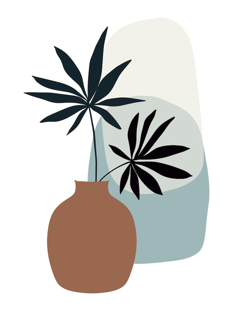 Palm Leaf in a Vase