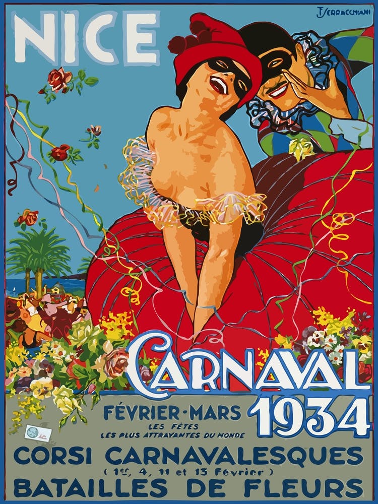 Carnival In Nice, 1934, France
