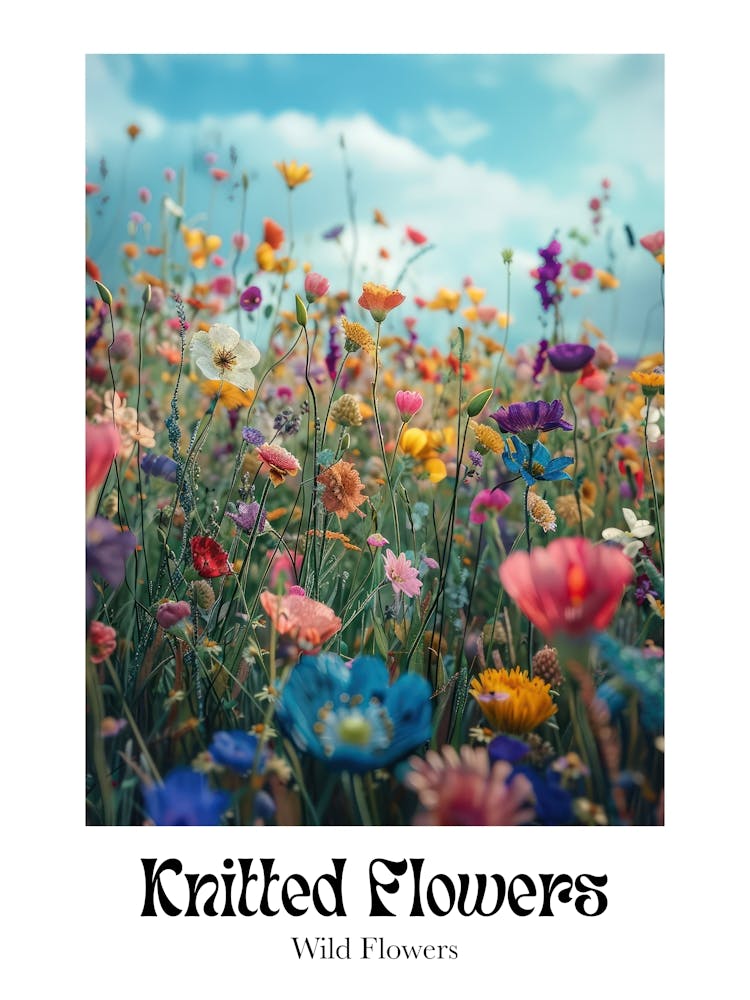 Fleurs Tricotées Fleurs Sauvages 10