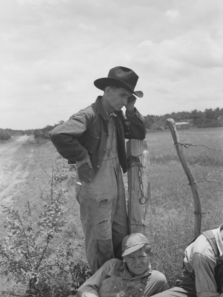 Local Agricultural Day Laborers, Potato Workers, After A Day S Work Near Spiro, Oklahoma By Russell Lee