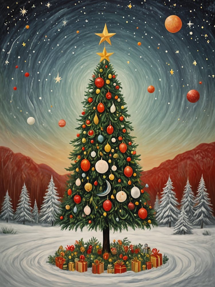 Sapin de Noël Cosmique n°2