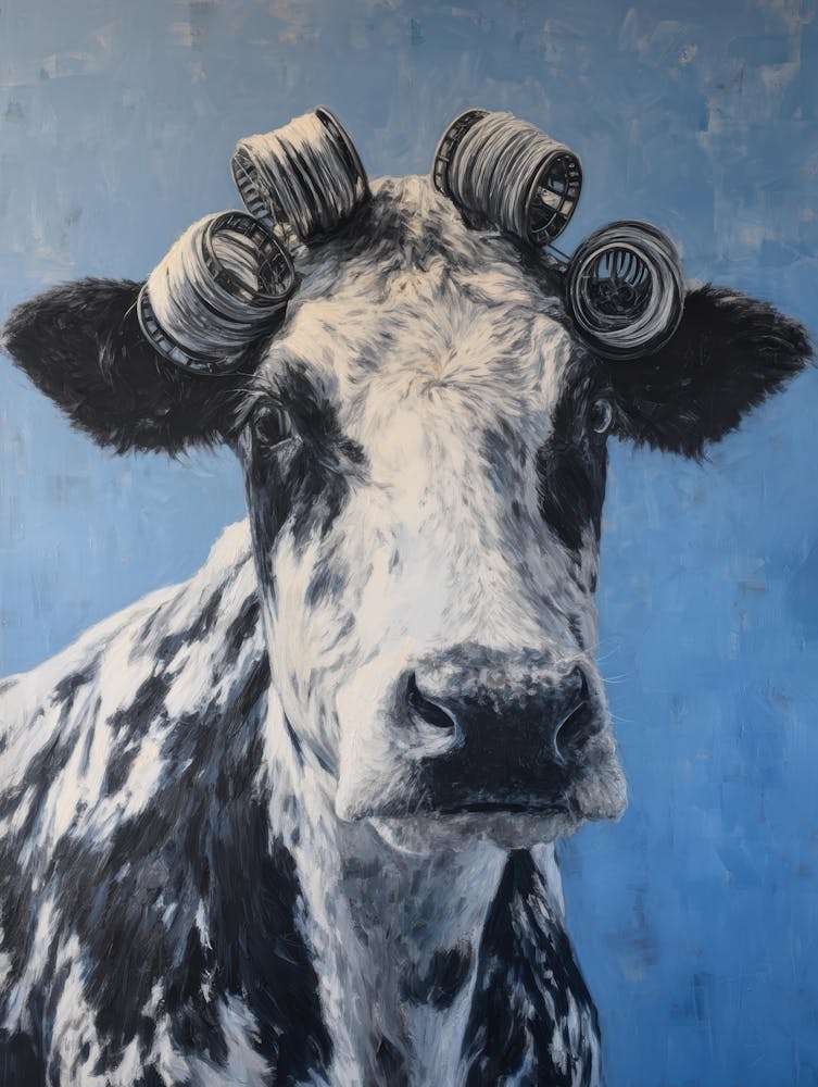 Cow With Rollers