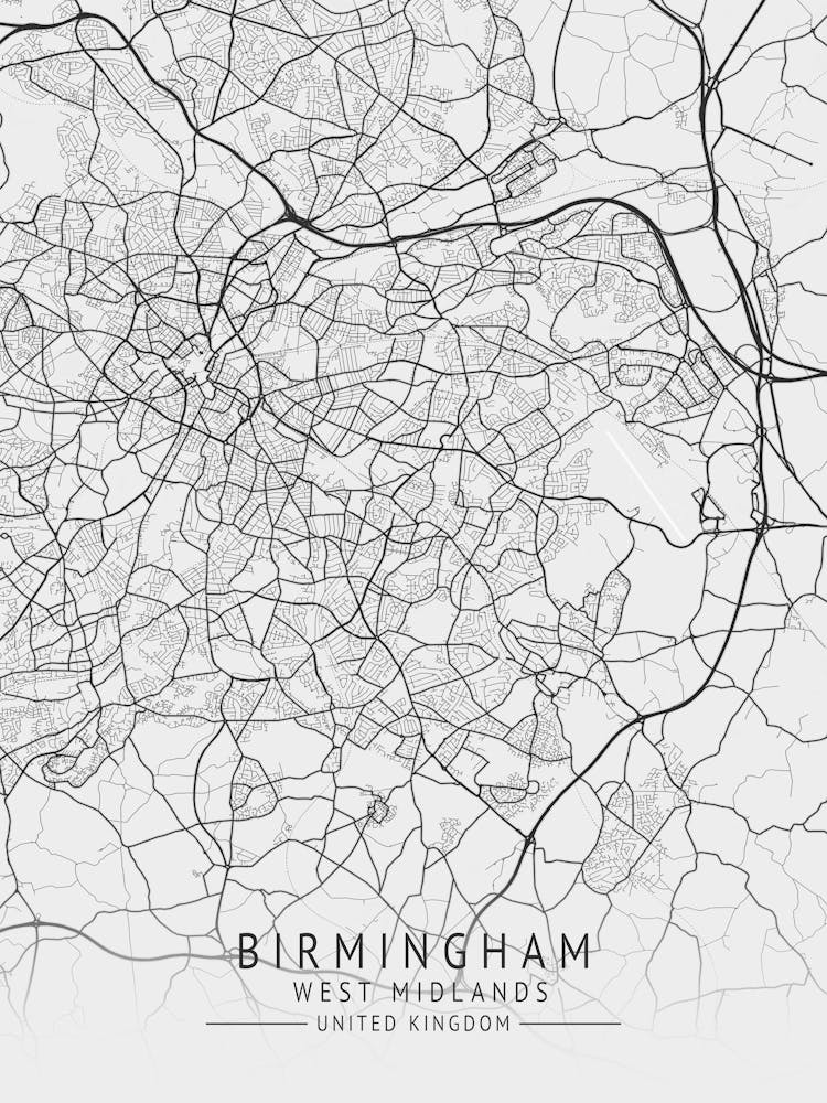 Birmingham City Map