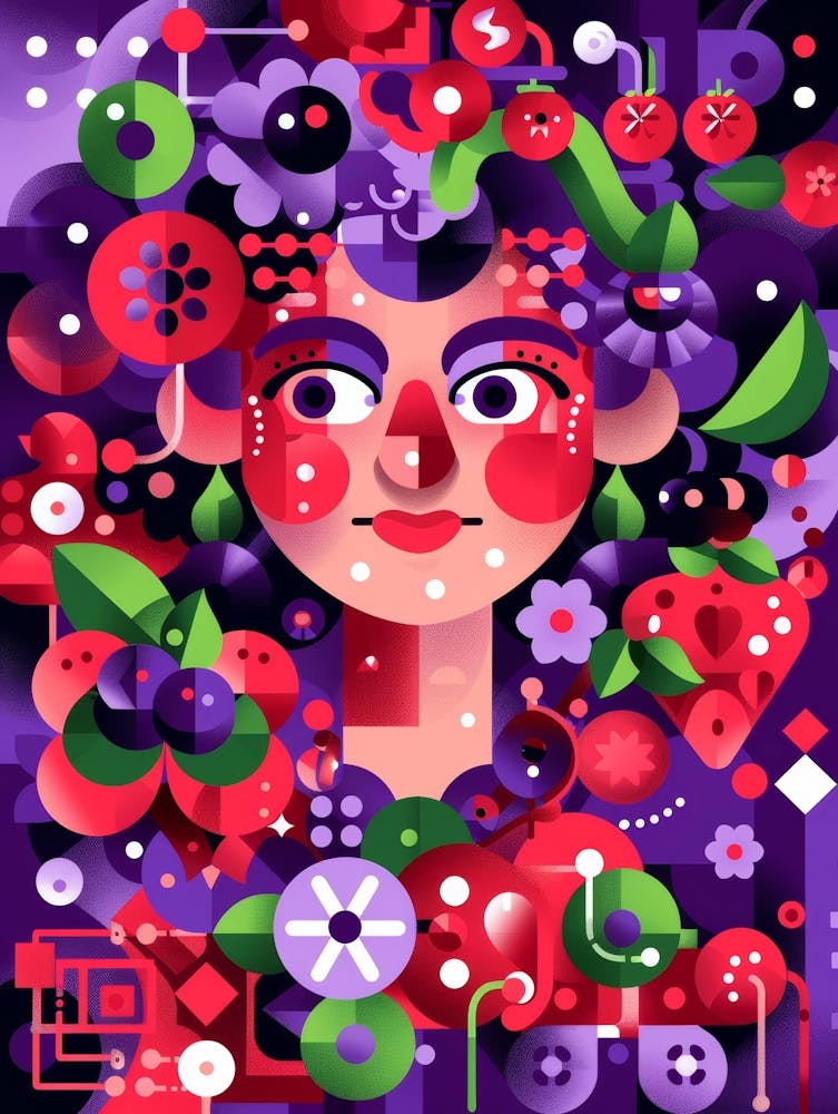 Abstract Portrait Of A Woman 52