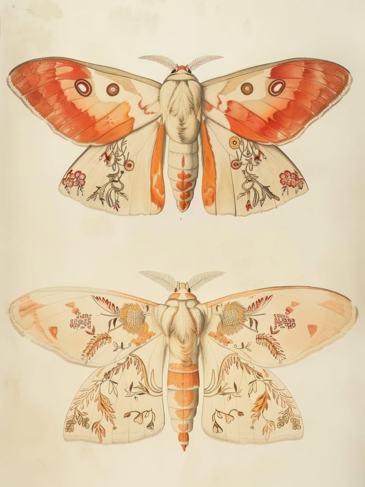 Butterfly Pattern William Morris Style 4