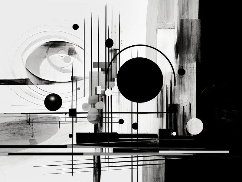 Perception Abstract Black And White 8