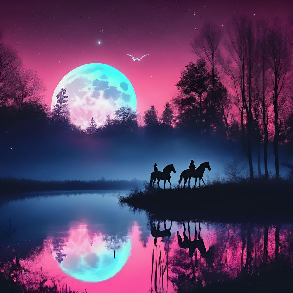 Moonlight In The Forest