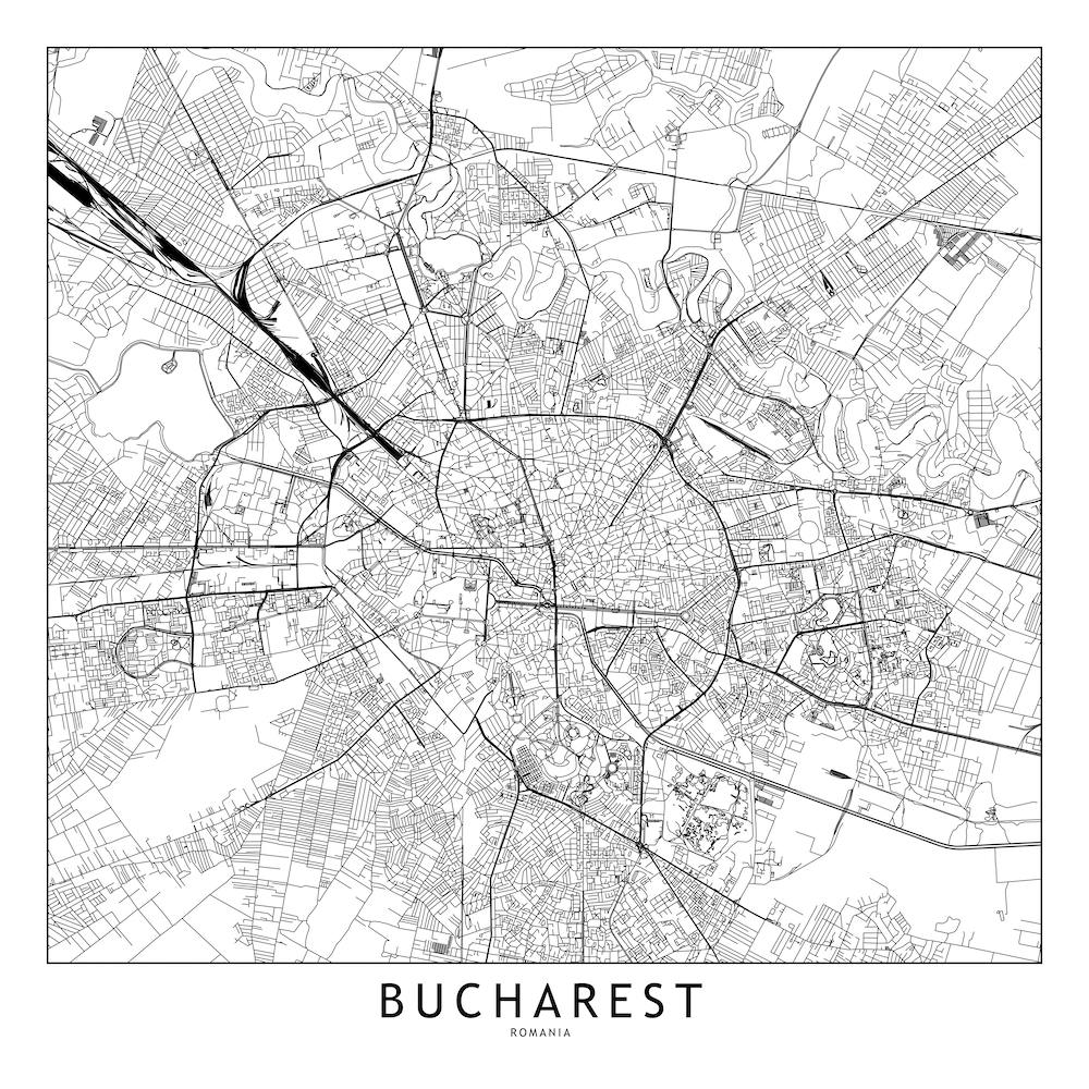 Bucharest Map