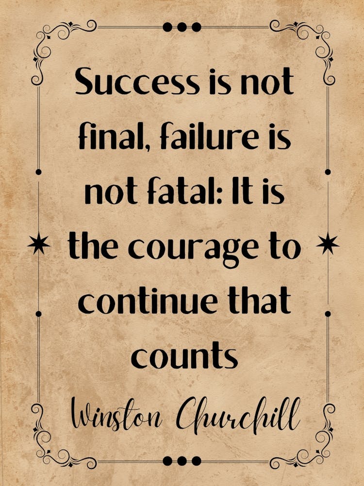 Success Is Not Final - Motivational Quotes
