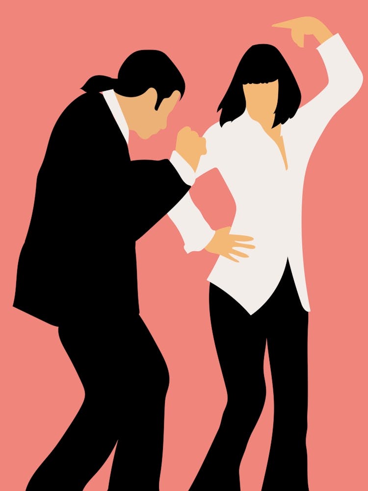 Pulp Fiction Dance Set 1 Pink