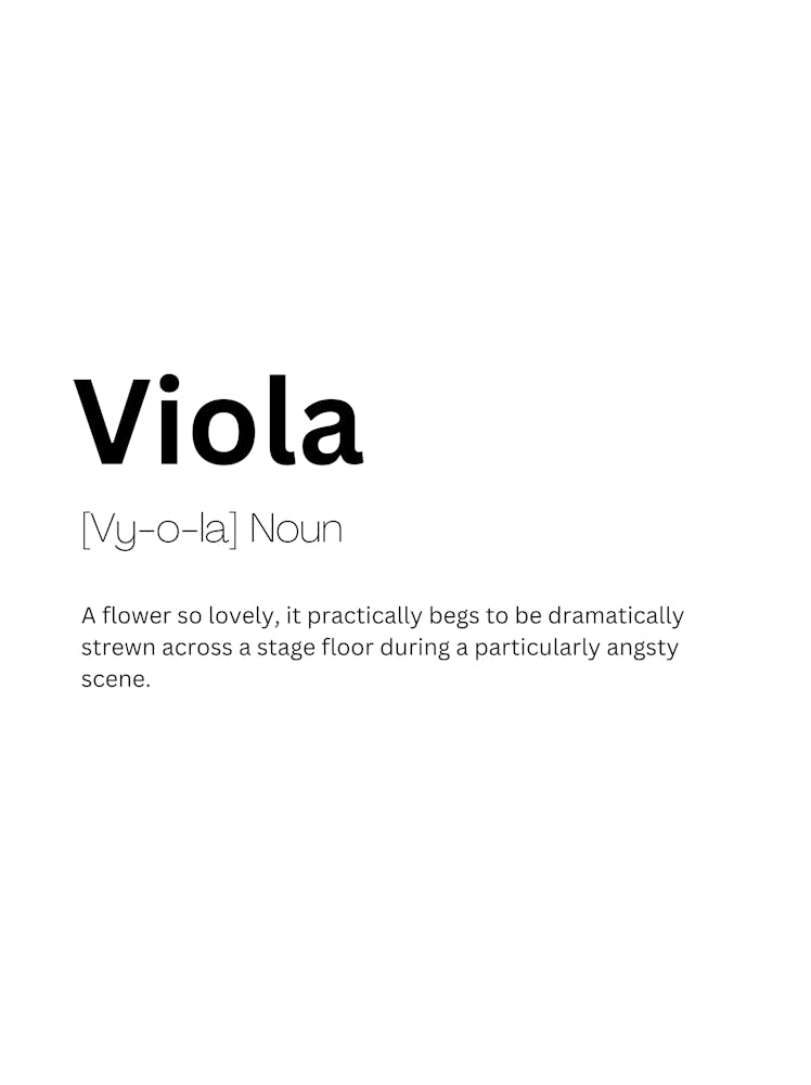Viola Definition Meaning